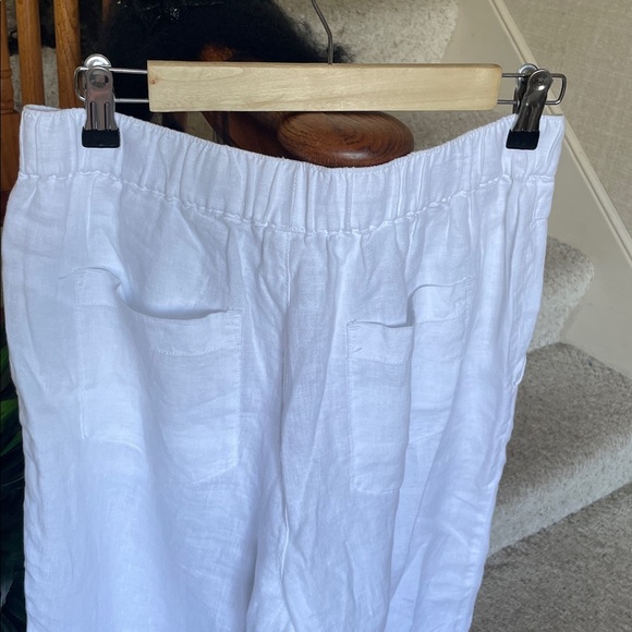 Cynthia Rowley White Coastal Beach Capris - Picture 6 of 9